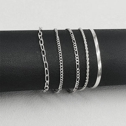 Simple Style Solid Color Metal Plating Women'S Bracelets