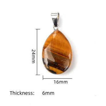 Simple Style Solid Color Natural Stone Polishing Charms