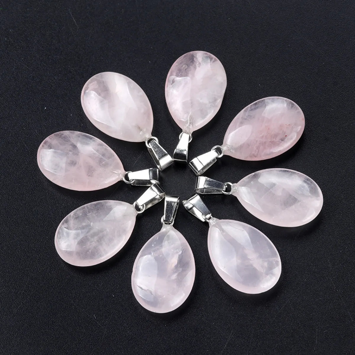 Simple Style Solid Color Natural Stone Polishing Charms