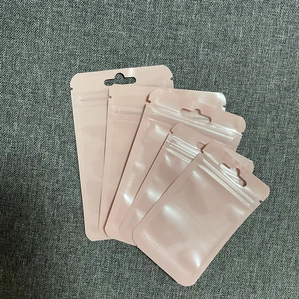 Simple Style Solid Color New Material Wholesale Jewelry Packaging Bags