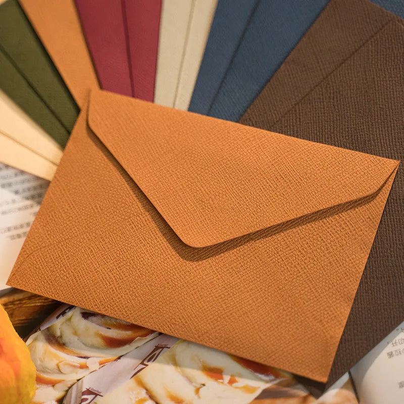 Simple Style Solid Color Paper Daily Envelope