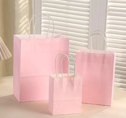 Simple Style Solid Color Paper Daily Gift Bags 1 Piece