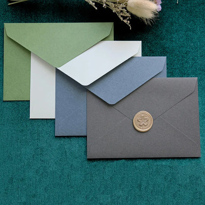 Simple Style Solid Color Paper Holiday Daily Envelope