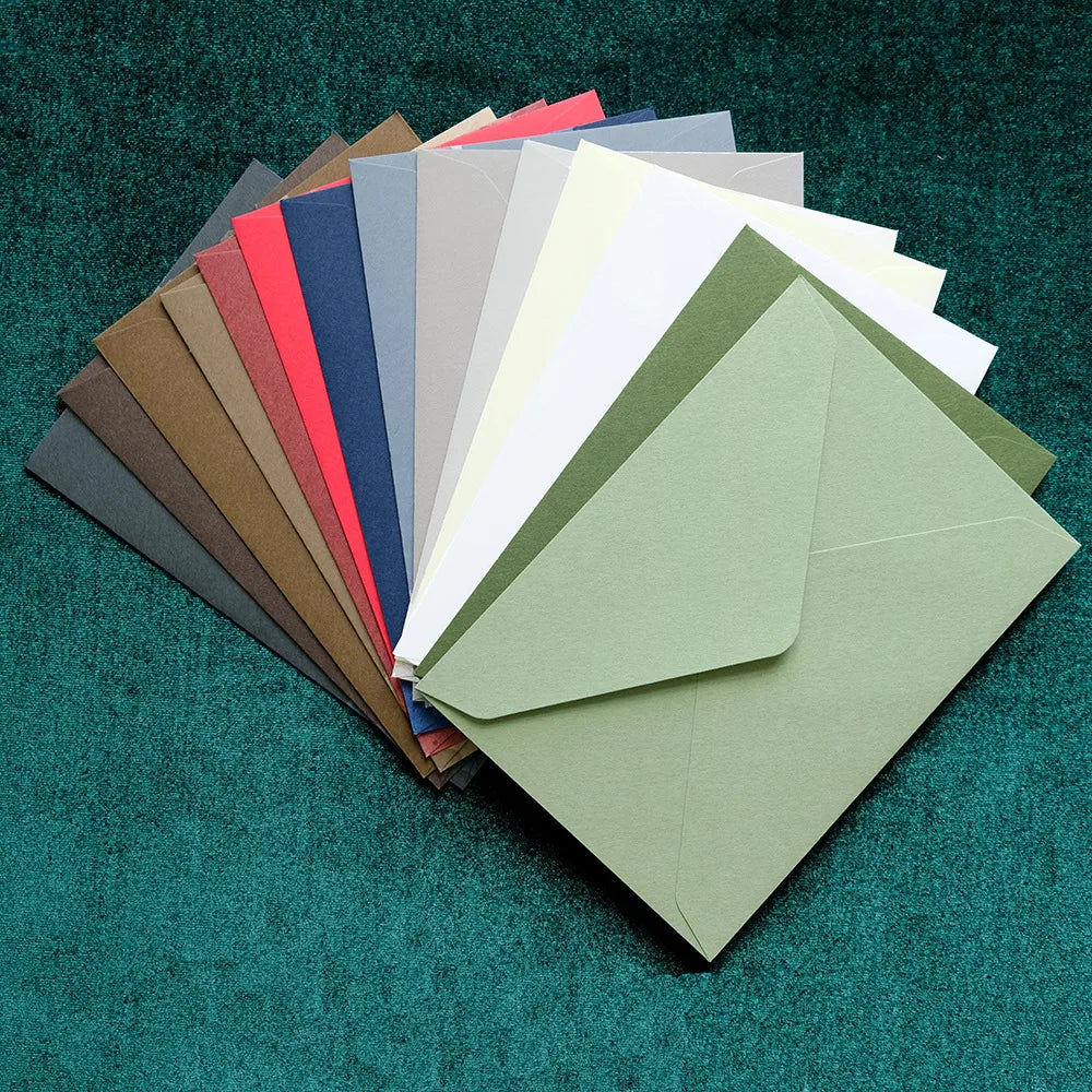 Simple Style Solid Color Paper Holiday Daily Envelope