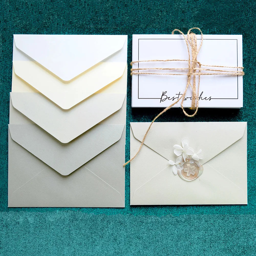 Simple Style Solid Color Paper Holiday Daily Envelope