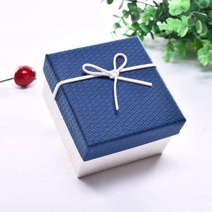 Simple Style Solid Color Paper Jewelry Boxes