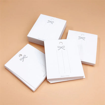 Simple Style Solid Color Paper Jewelry Packaging Bags