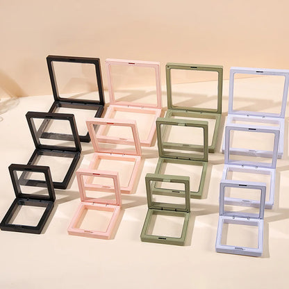 Simple Style Solid Color PE ABS Jewelry Boxes