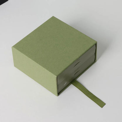 Simple Style Solid Color PE Paper Jewelry Boxes