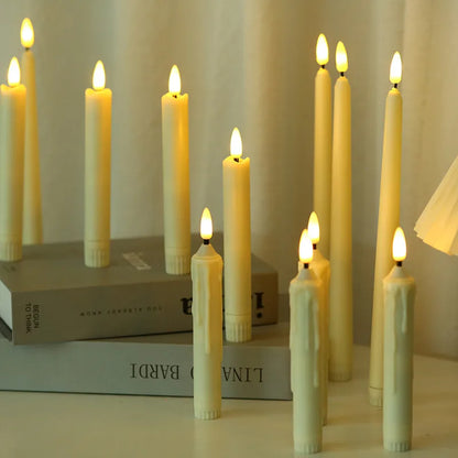 Simple Style Solid Color Plastic Candle