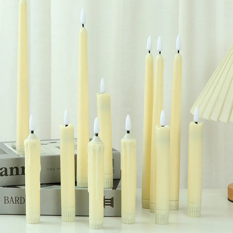 Simple Style Solid Color Plastic Candle