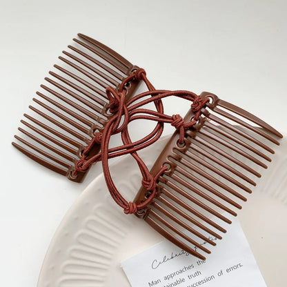 Simple Style Solid Color Plastic Insert Comb