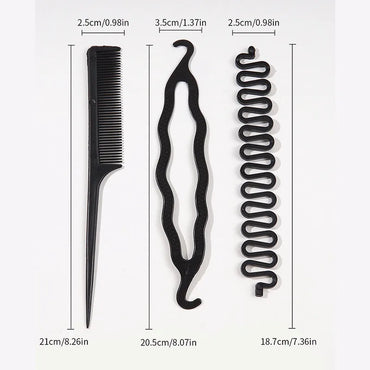 Simple Style Solid Color Plastic Resin Hair Combs Hairpin