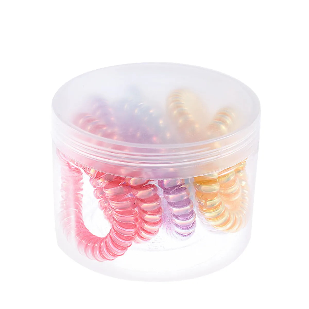 Simple Style Solid Color Plastic Resin Handmade Hair Tie 1 Set