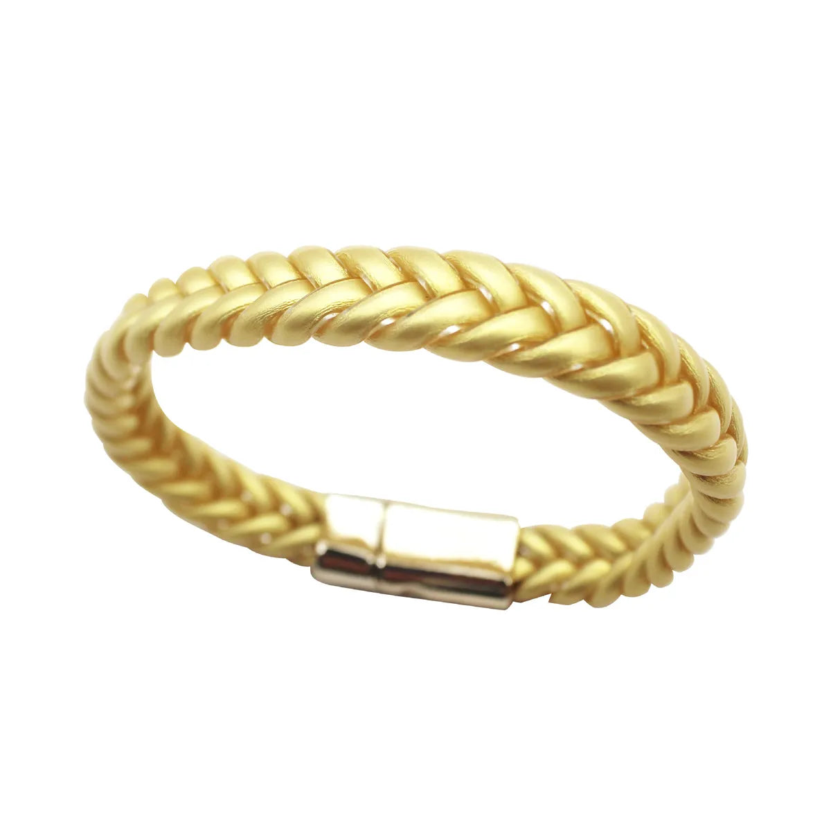 Simple Style Solid Color Plastic Wholesale Bangle