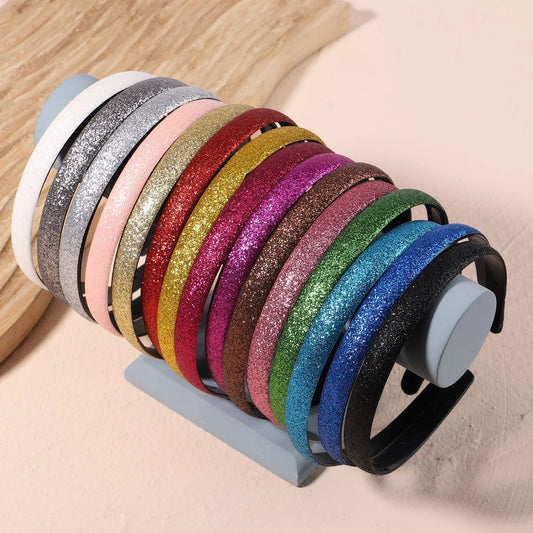 Simple Style Solid Color Polyester Hair Band