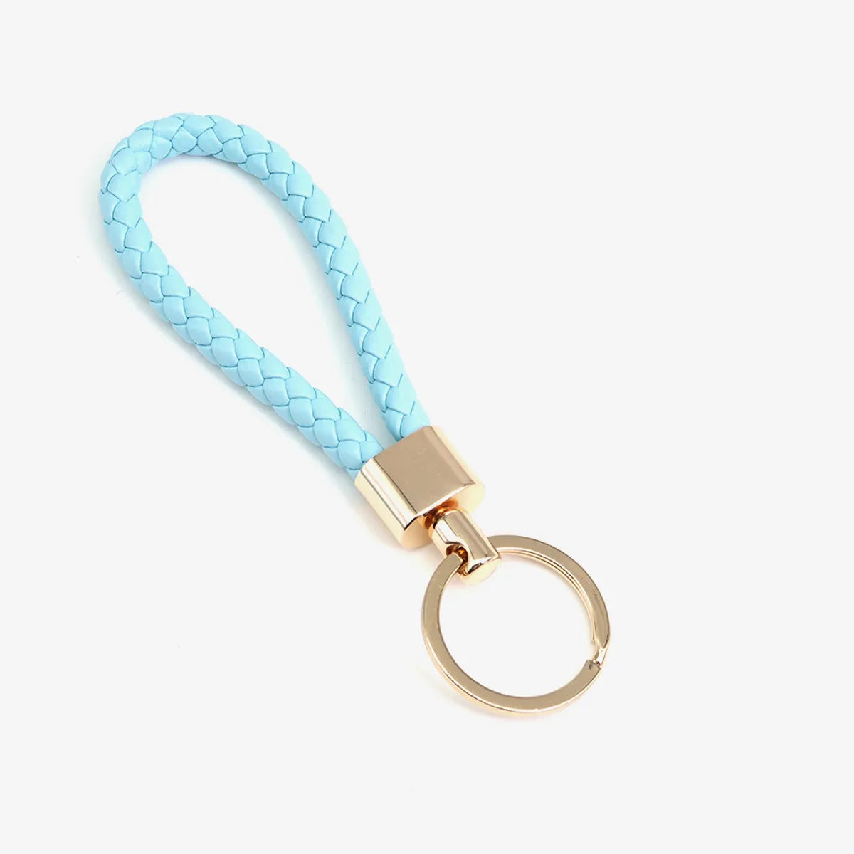 Simple Style Solid Color Pu Leather Unisex Bag Pendant Keychain