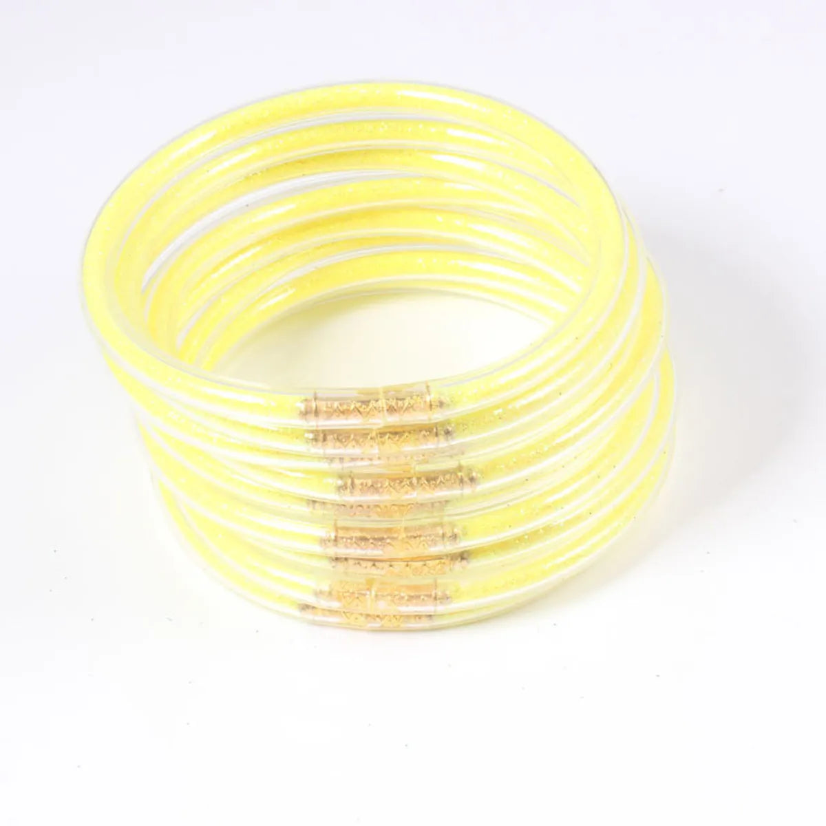 Simple Style Solid Color Pvc Handmade Women'S Wristband