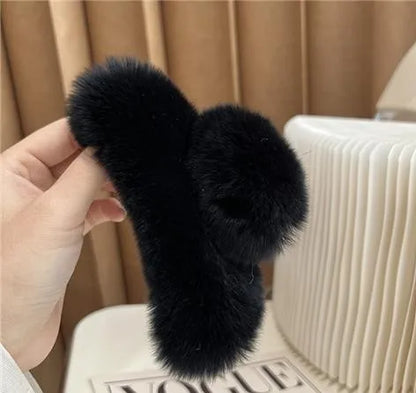 Simple Style Solid Color Rex Rabbit Fur Hair Claws