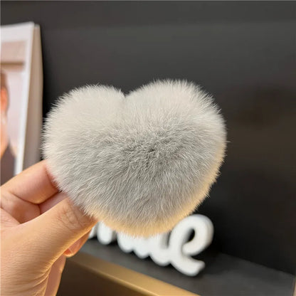 Simple Style Solid Color Rex Rabbit Fur Hair Claws