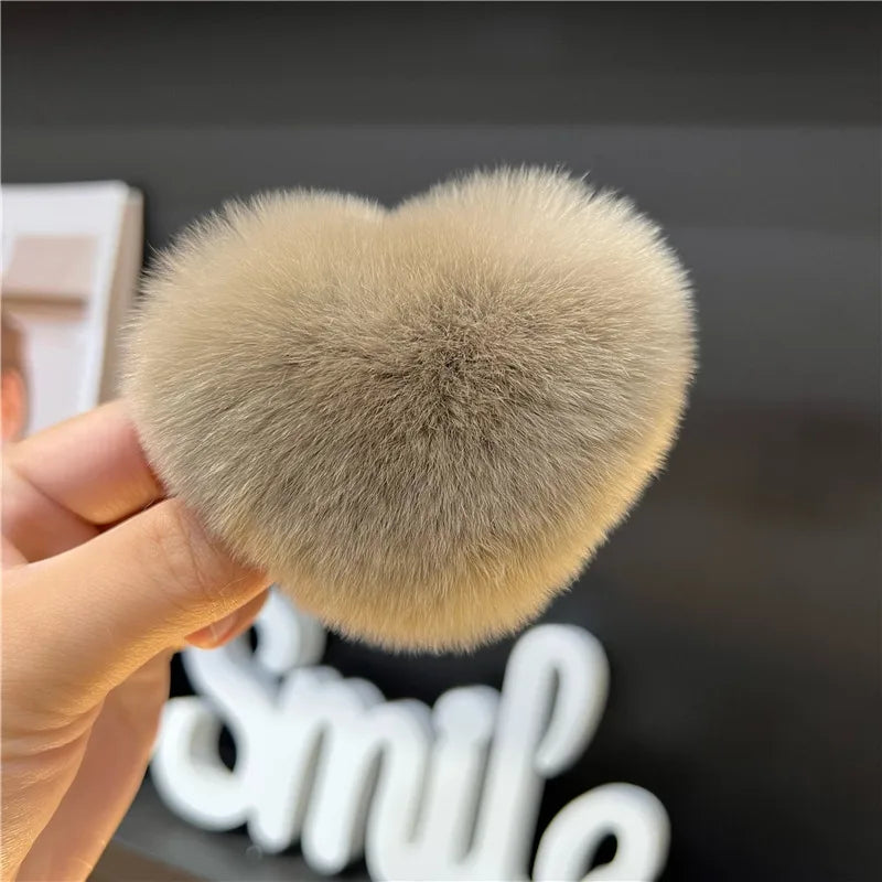 Simple Style Solid Color Rex Rabbit Fur Hair Claws