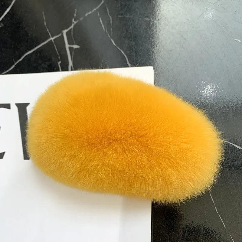 Simple Style Solid Color Rex Rabbit Fur Hair Claws