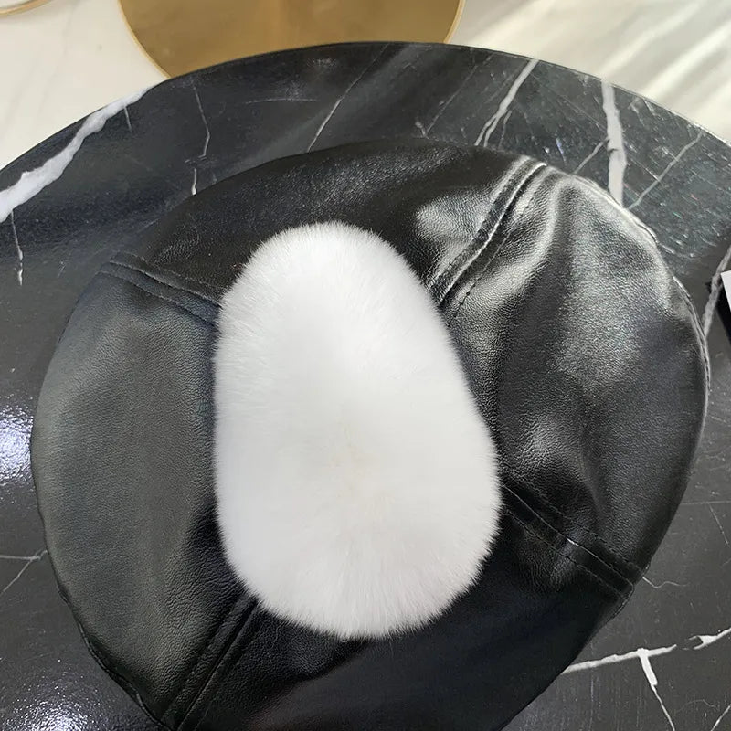 Simple Style Solid Color Rex Rabbit Fur Hair Claws