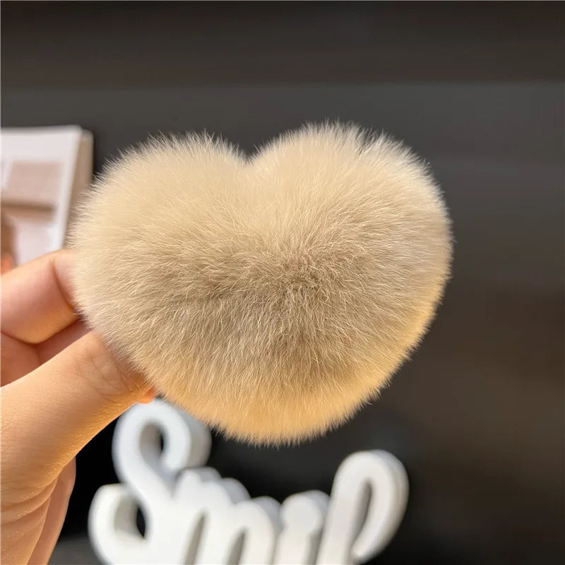 Simple Style Solid Color Rex Rabbit Fur Hair Claws