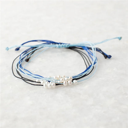 Simple Style Solid Color Rope Braid Women's Bracelets