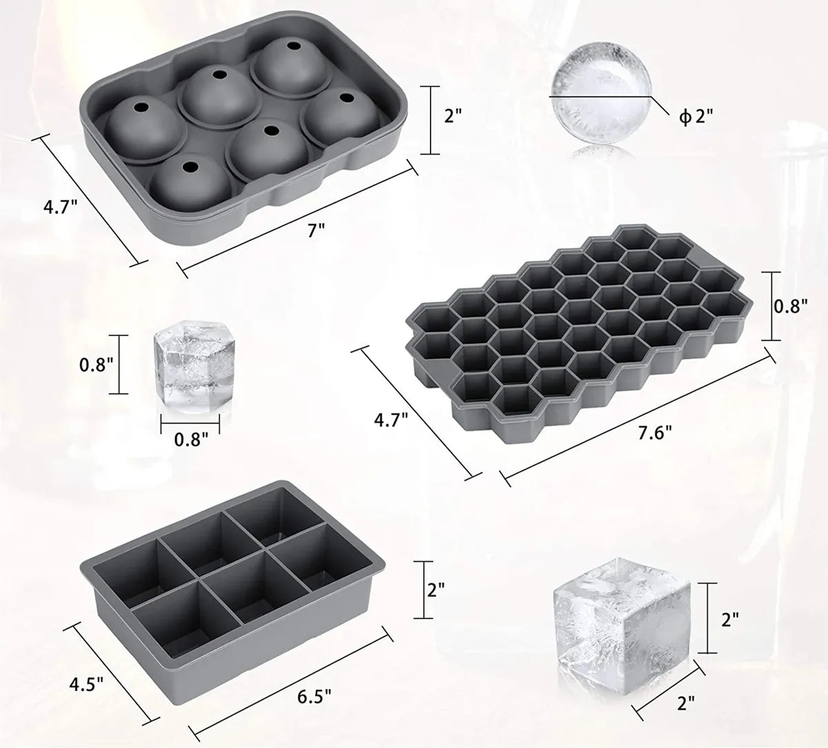 Simple Style Solid Color Silica Gel Kitchen Molds