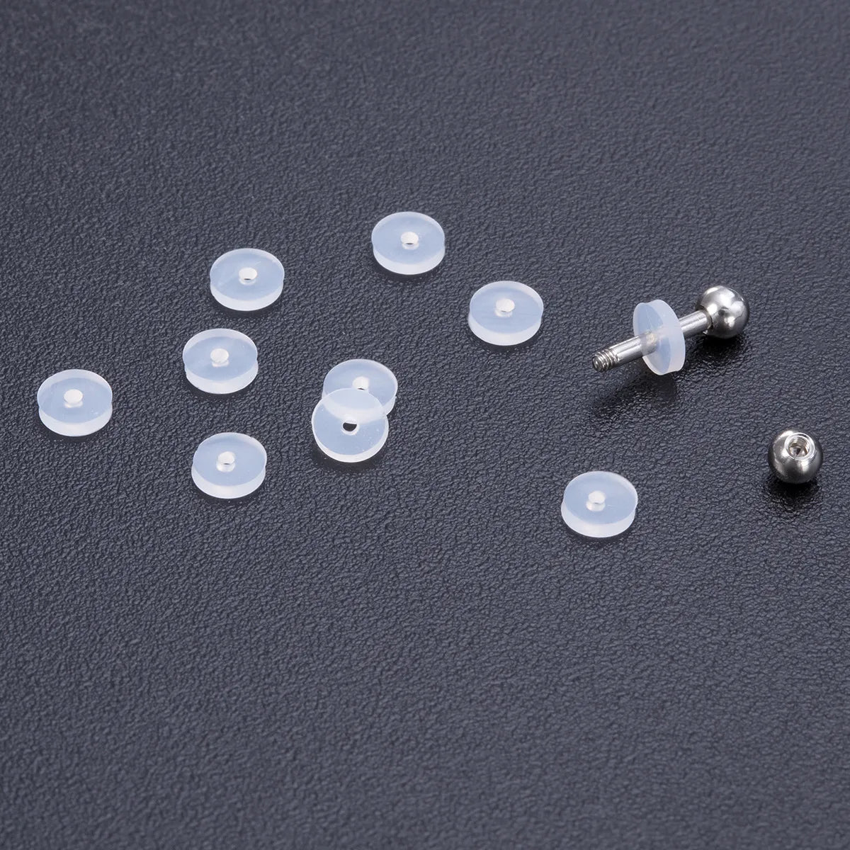 Simple Style Solid Color Silica Gel Unisex Gasket 1 Set