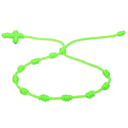 Simple Style Solid Color Silk Thread Braid Unisex Bracelets