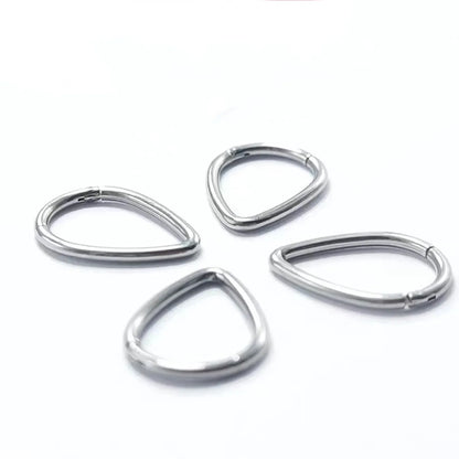 Simple Style Solid Color Stainless Steel Nose Ring In Bulk