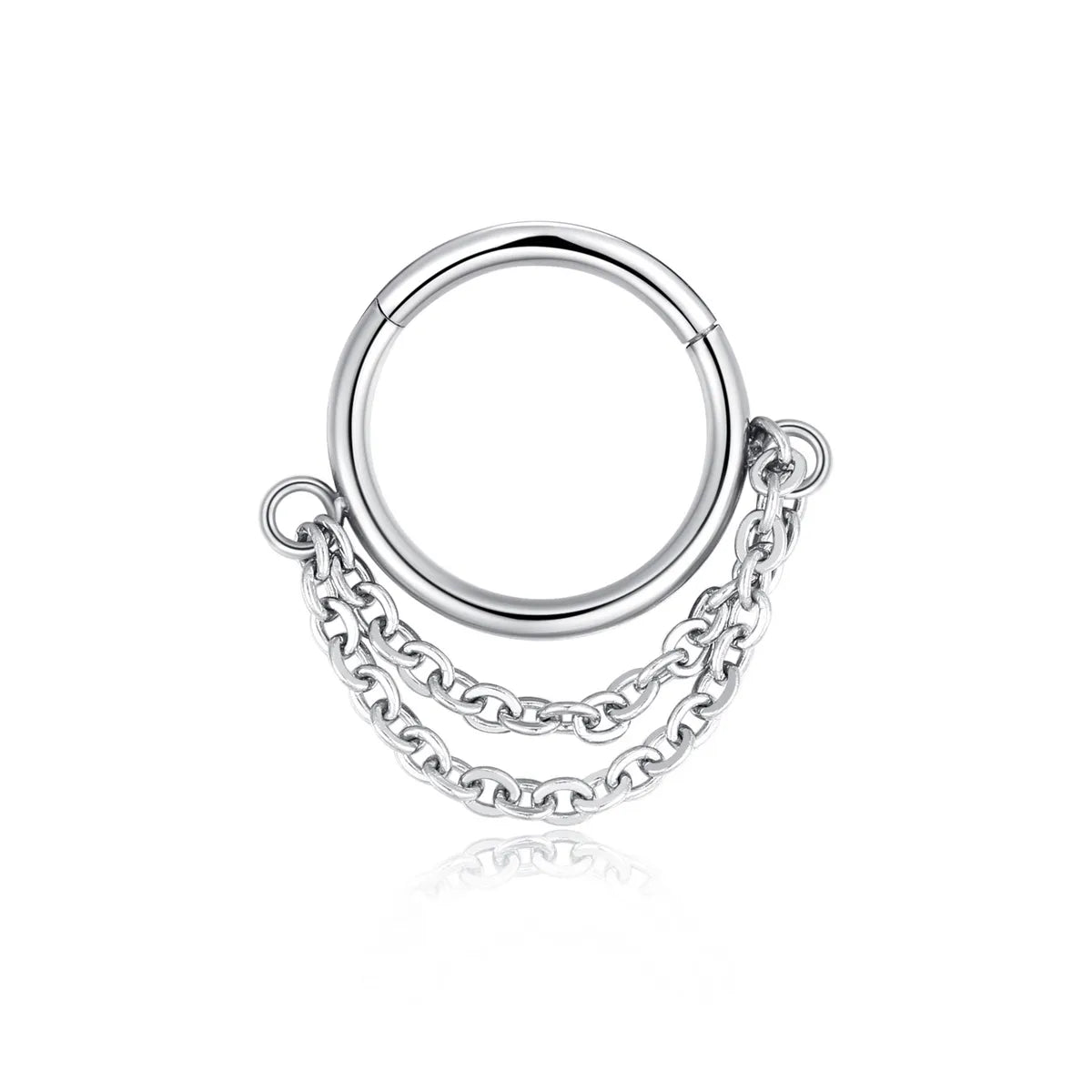 Simple Style Solid Color Stainless Steel Nose Ring In Bulk