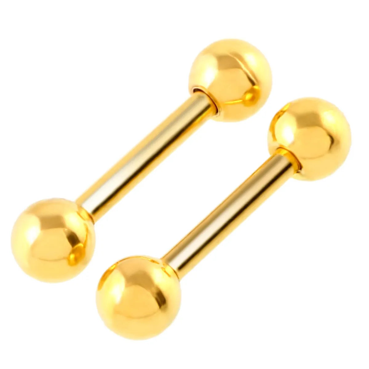 Simple Style Solid Color Stainless Steel Plating Ear Studs 1 Piece