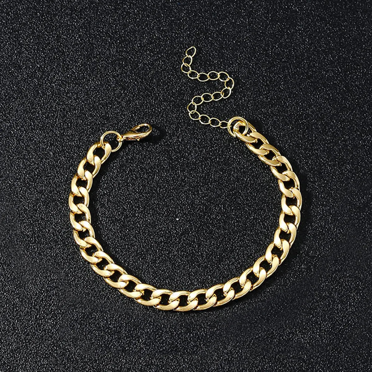 Wholesale Simple Style Solid Color Stainless Steel Plating Gold Plated Bracelets Necklace