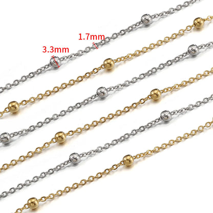 Simple Style Solid Color Stainless Steel Plating Gold Plated Jewelry Accessories