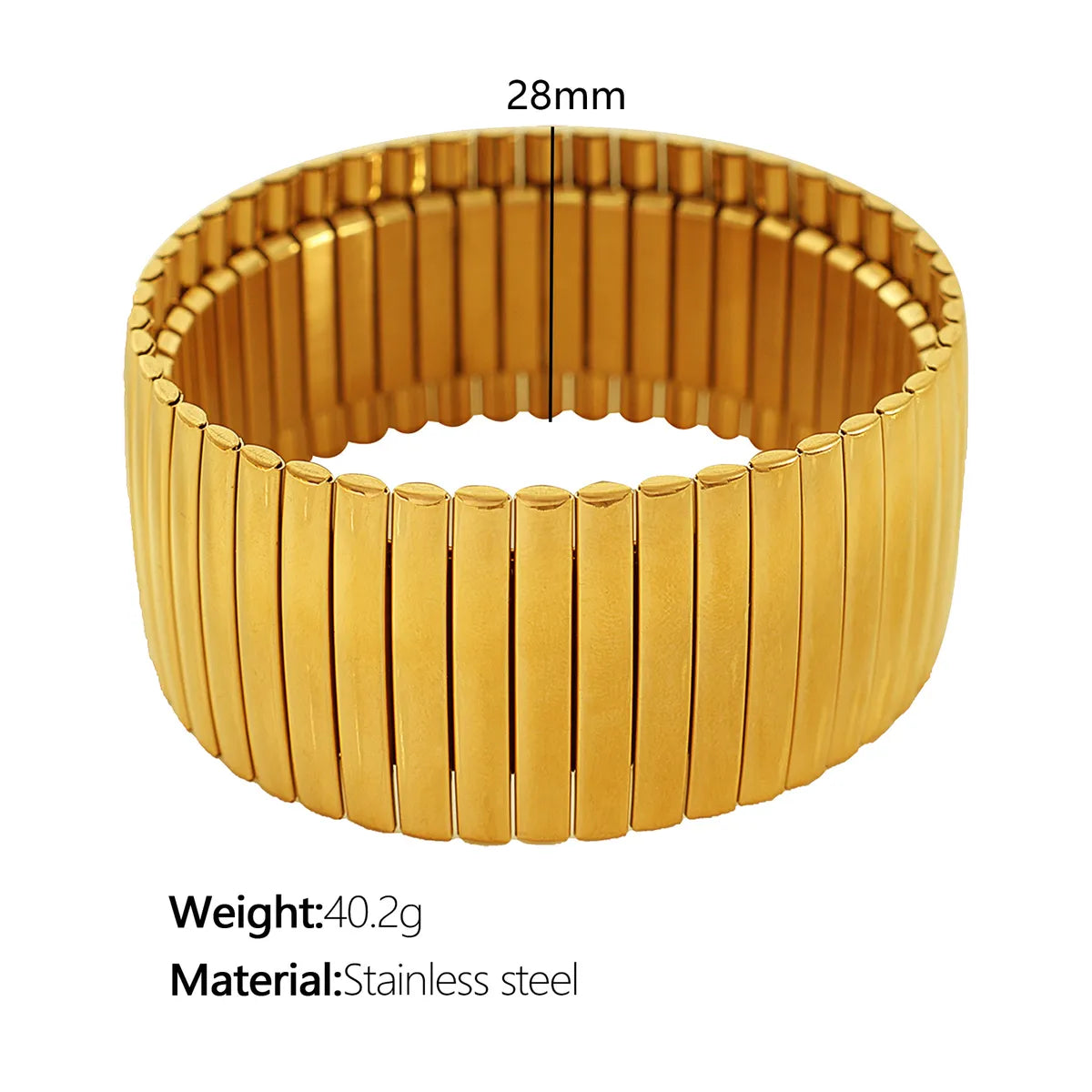 Simple Style Solid Color Titanium Steel Bangle In Bulk