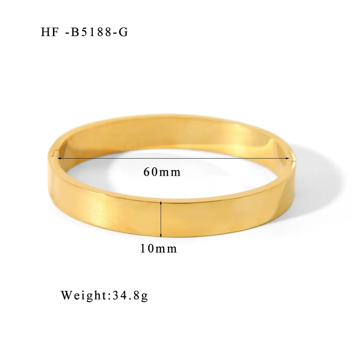 Simple Style Solid Color Titanium Steel Wholesale Bangle