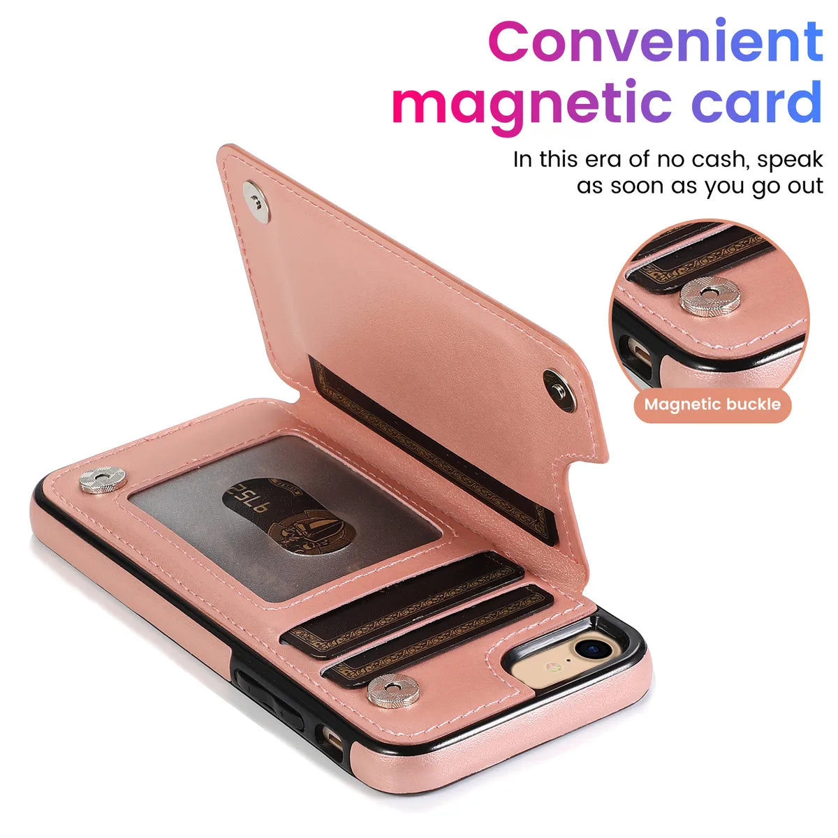 Simple Style Solid Color Tpu Pu Leather    Phone Cases