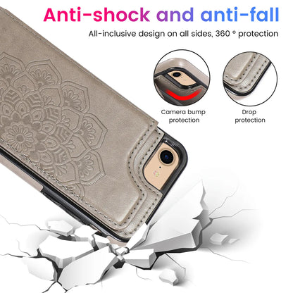 Simple Style Solid Color Tpu Pu Leather    Phone Cases