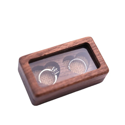 Simple Style Solid Color Wood Jewelry Boxes