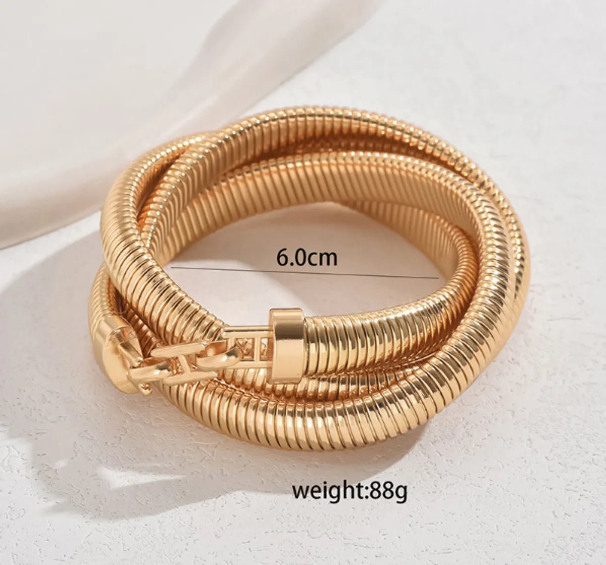 Simple Style Solid Color Zinc Alloy Wholesale Bangle