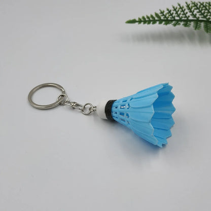 Simple Style Sports Badminton Plastic Unisex Bag Pendant Keychain