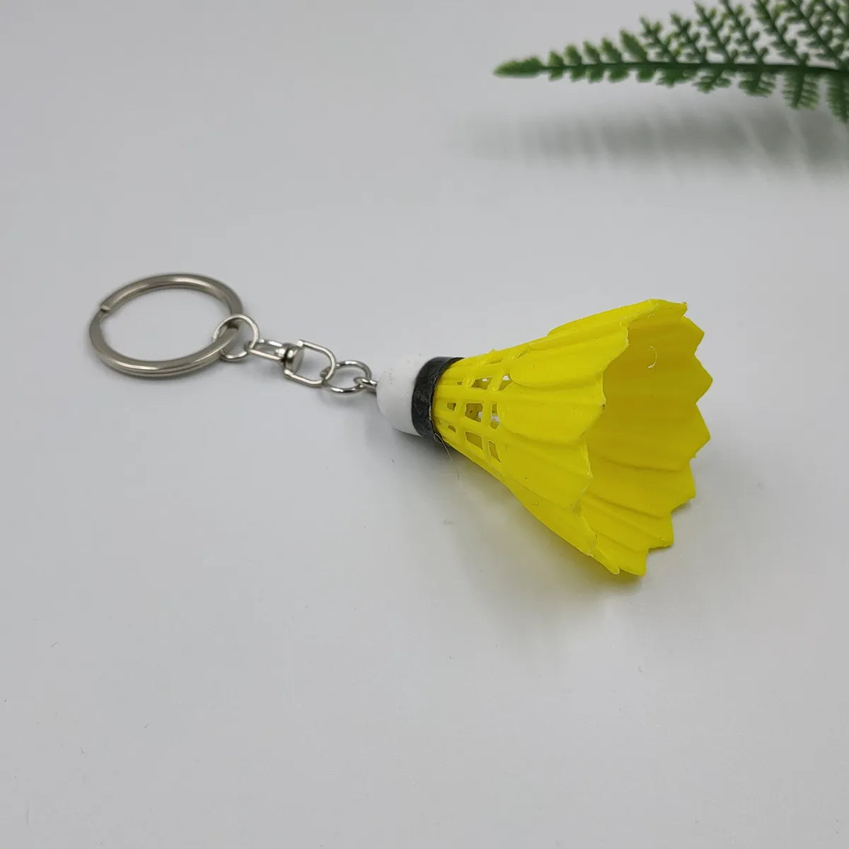 Simple Style Sports Badminton Plastic Unisex Bag Pendant Keychain