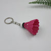 Simple Style Sports Badminton Plastic Unisex Bag Pendant Keychain