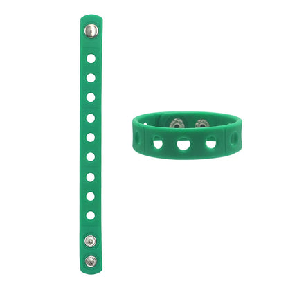 Simple Style Sports Geometric Silica Gel Unisex Wristband