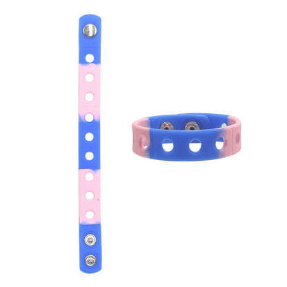 Simple Style Sports Geometric Silica Gel Unisex Wristband