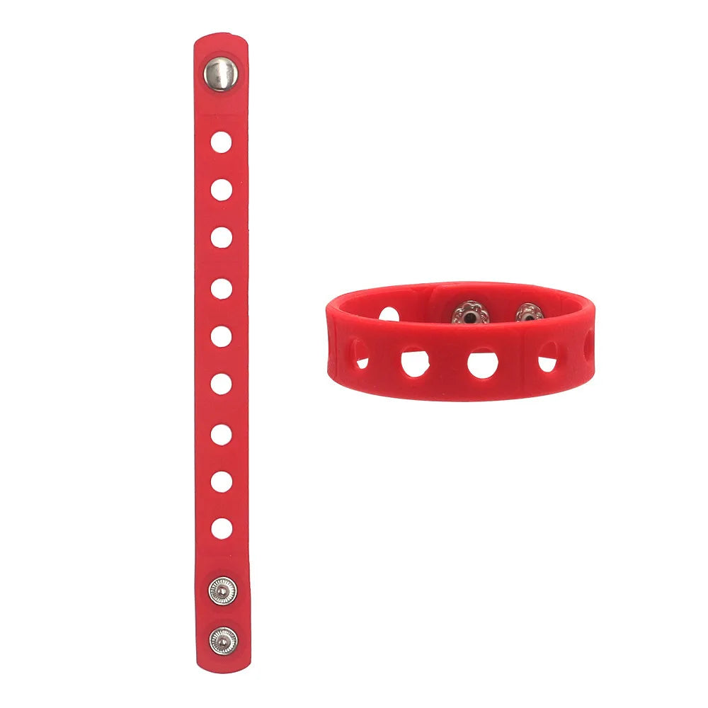 Simple Style Sports Geometric Silica Gel Unisex Wristband