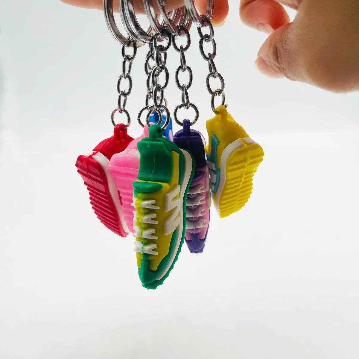 Simple Style Sports Shoe PVC Unisex Bag Pendant Keychain